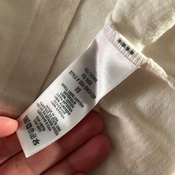 Re/Done Vintage style 100% Cotton T-shirt - Picture 4 of 4